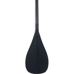 Level 6 3-Piece Carbon Adjustable SUP Paddle with Teardrop Blade in Silver back