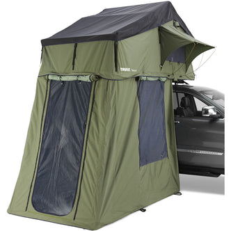 Thule Tepui Ruggedized Autana 3 Roof Top Tent with Annex in Olive Green angle