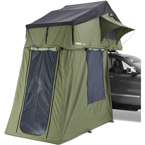 Thule Tepui Ruggedized Autana 3 Roof Top Tent with Annex in Olive Green angle