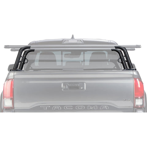 Yakima OutPost HD Truck Bed Rack installed on a car back
