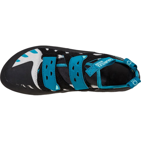 La Sportiva Women's Tarantula Boulder Rock Climbing Shoes in Ice/Crystal top view