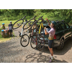 Yakima HangTight 4 Bike Vertical Hitch Rack lifestyle