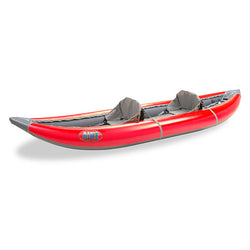 AIRE Lynx II Tandem Inflatable Kayak in Red angle