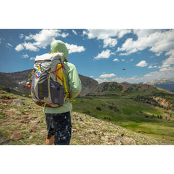 Big Agnes Prospector 50L Backpack in Fog lifestyle