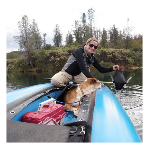 NRS Squid Lightweight Boat Anchor lifestyle use