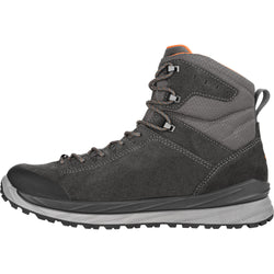 Lowa Men's Malta GTX Mid Hiking Boots in Anthracite left side