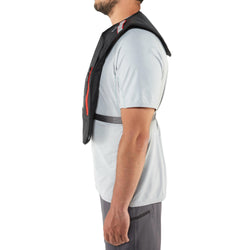 NRS Otto Matik Inflatable Lifejacket (PFD) in Black model side