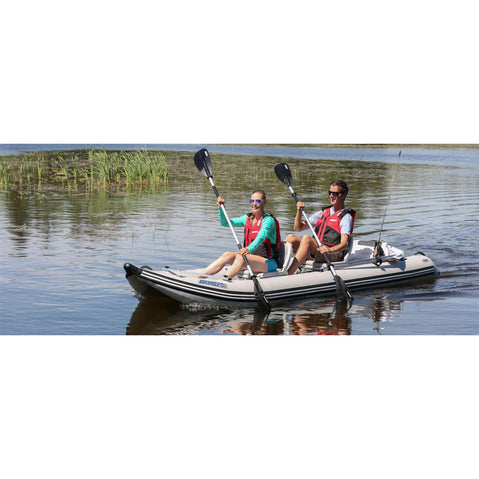Sea Eagle PaddleSki 437ps Inflatable Kayak 2 Person Swivel Seat Package lifestyle