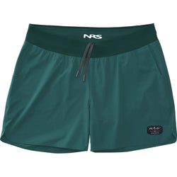 NRS Women's Beda Board Shorts in Jet Black model front