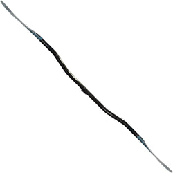 Aqua-Bound Aerial Major Fiberglass Versa-Lok Bent Shaft 2-Piece Kayak Paddle in Blue full profile