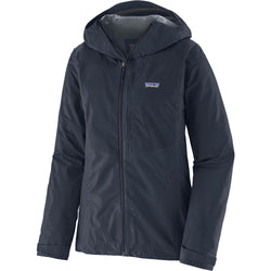 Patagonia Women's Boulder Fork Rain Jacket in Smolder Blue angle