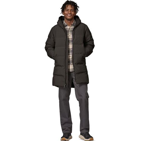 Patagonia Men's Jackson Glacier Parka in Black model full