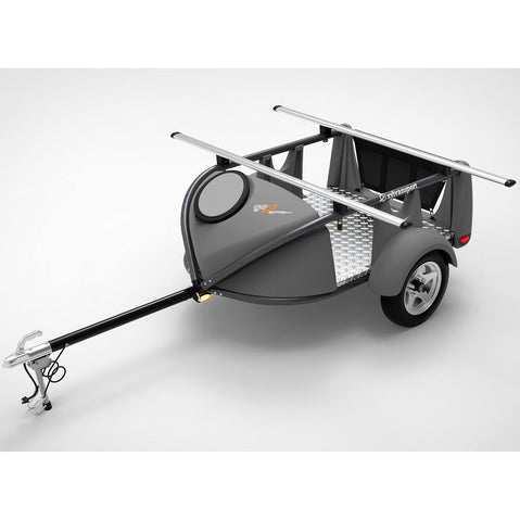 Sylvansport GoEasy Ultimate Kayak Trailer Package angle view