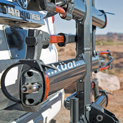 Kuat NV 2.0 2 Bike Add-On Hitch Rack in Gray Metallic closeup