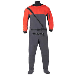 Level Six Cronos Semi-Dry Suit in Molten Lava front