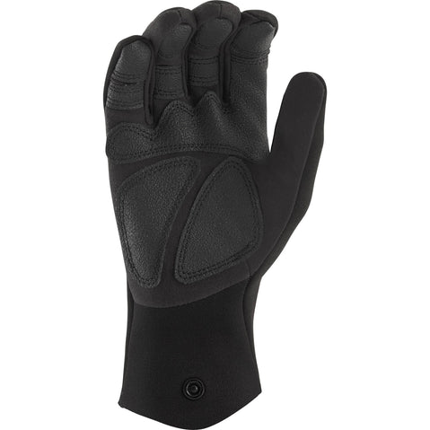 NRS Utility Gloves in Black/Red Graphic palm