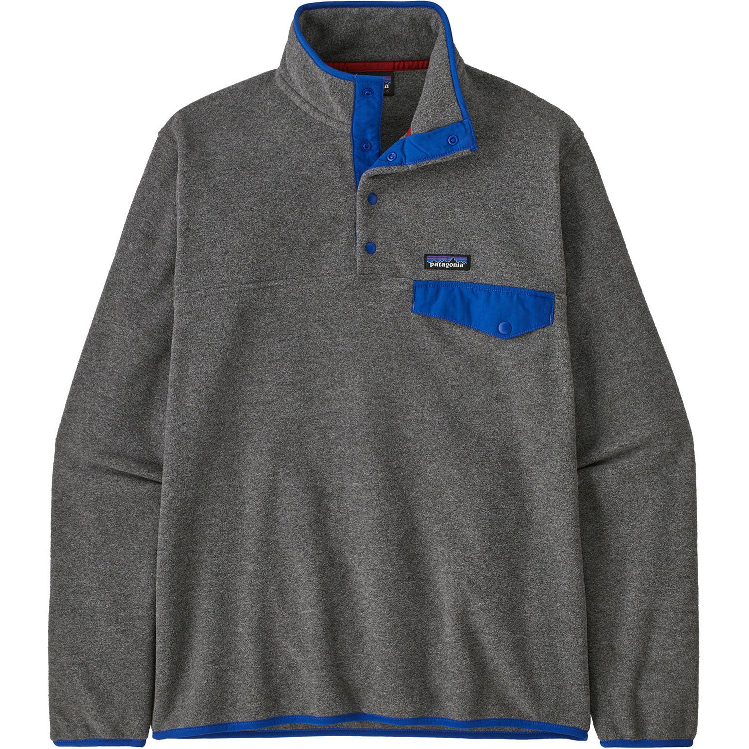 T*A様 Patagonia Synchilla SnapT グレー×ネイビー Patagonia Men's Lightweight Synchilla Snap-T Pullover Top (Closeout)
