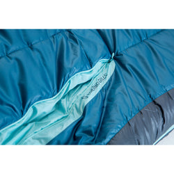Nemo Women's Forte Endless Promise 20 Synthetic Sleeping Bag in Abyss/Hazy Aqua gills