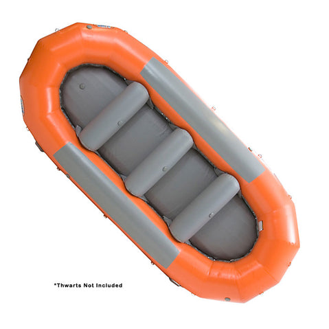 AIRE 130R Self-Bailing Raft in Orange top