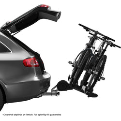 Thule T2 Pro XTR Bike Rack and T2 Pro XT Add-On Package in Black back