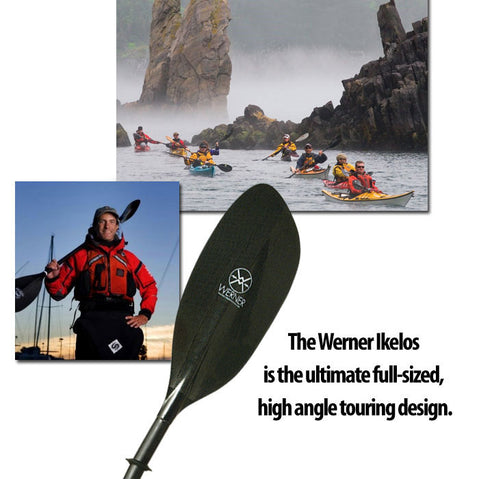Werner Ikelos Carbon Bent Shaft Kayak Paddle lifestyle