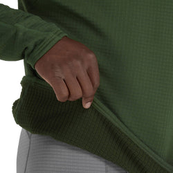 NRS Men's Lightweight Long Sleeve Shirt in Forest model inside