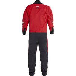NRS Men's Foray Dry Suit in Red back