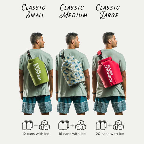 IceMule Classic Cooler sizing details