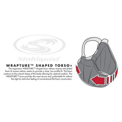 Stohlquist Men's Cadence Lifejacket (PFD) wrapture shaped torso