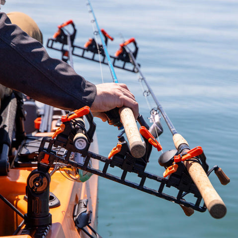 YakAttack SideStage Pro Rod Holder Rack use