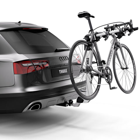 Thule Helium Pro 3 Bike Hitch Rack with bike loaded