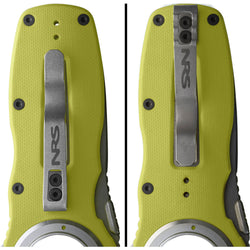 NRS Pilot Access Folding Knife in Safety Yellow clip