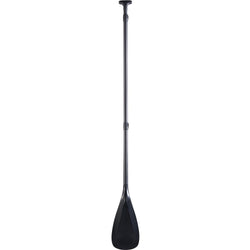 Level 6 3-Piece Carbon Adjustable SUP Paddle with Power Blade in Silver full back