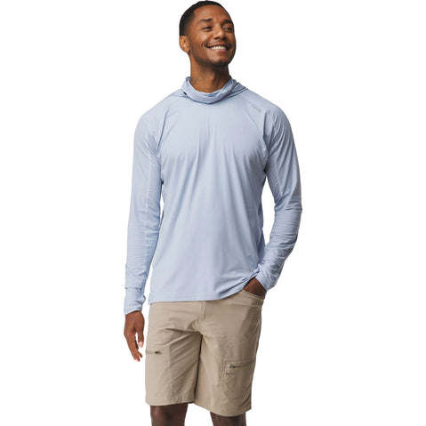 NRS Men's Silkweight Varial Hoodie daybreak model front