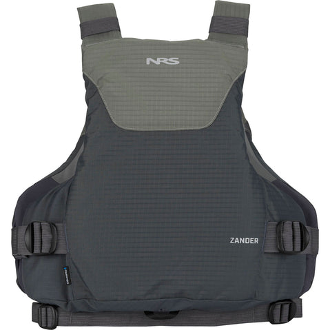 NRS Zander Fishing Lifejacket (PFD) in Charcoal back