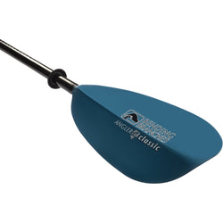 Bending Branches Angler Classic Versa-Lok 2-Piece Kayak Fishing Paddle in Tidal Blue blade side view