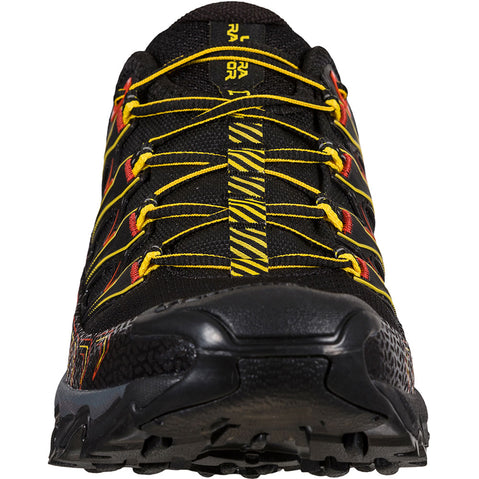 La Sportiva Men's Ultra Raptor II Hiking Boots in Black/Yellow front