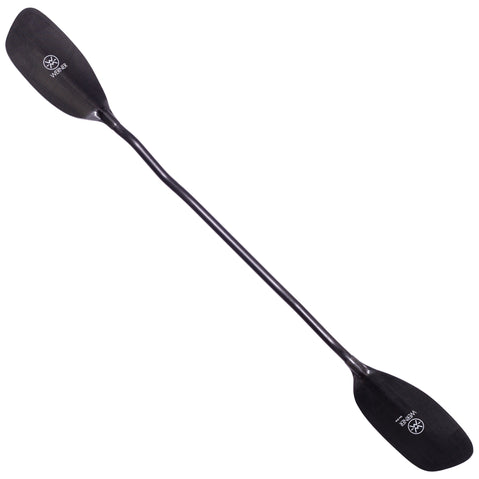 Werner Sho-Gun Carbon Bent Shaft Whitewater Kayak Paddle angle