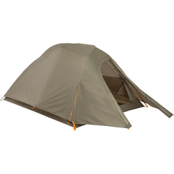 Big Agnes C Bar 3-Person Camping Tent in Vetiver with fly open