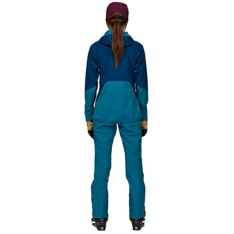 Patagonia Women's Upstride Jacket Lagom Blue full length back view