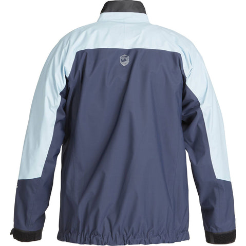 NRS Women's Endurance Paddling Jacket in Cloud/Navy back