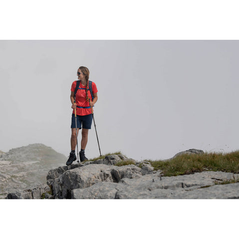 Lowa Women's Mauria EVO GTX Trekking Boots in Anthracite/Turquoise lifestyle