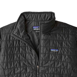 Patagonia Men's Nano Puff Jacket in Black zipper