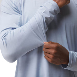 NRS Men's Silkweight Long-Sleeve Shirt stretch fabric