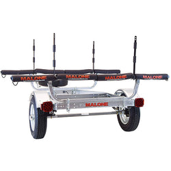 Malone MicroSport 4-Boat Stacker Kayak Trailer Package back