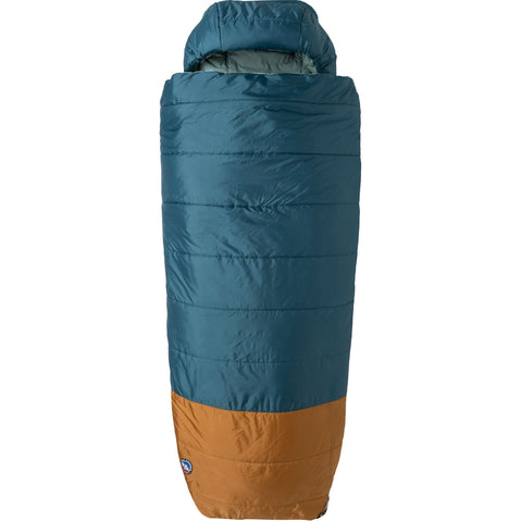 Big Agnes Echo Park 0 Degree Synthetic Sleeping Bag in Tapestry/Brown Sugar top