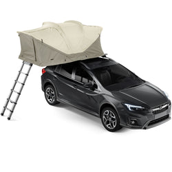Thule Approach Roof Top Tent in Pelican Gray angle closed