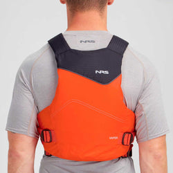 NRS Vapor Lifejacket Flare model back view