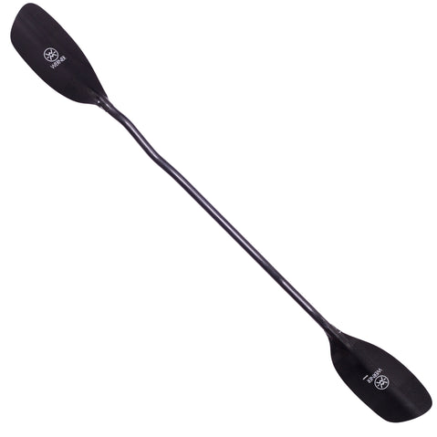 Werner Sherpa Carbon Bent Shaft Whitewater Kayak Paddle angle