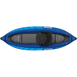 Star Raven I Inflatable Kayak in Blue top